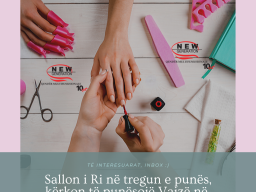 Sallon i Ri n tregun e puns krkon t punsoj Vajz n Nail Art